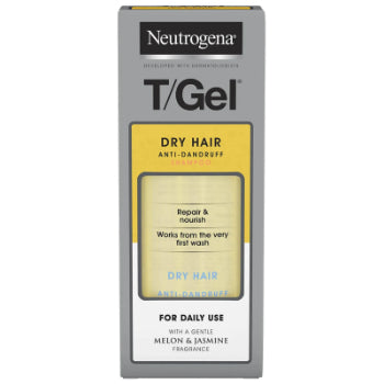 Neutrogena T/Gel DRY HAIR ANTI-DANDRUFF SHAMPOO MELON &  JASMINE FRAGRANCE 125ml Neutrogena