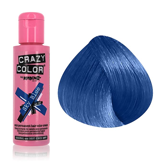 CRAZY COLOR Renbow Sky Blue No.59 100 ml CRAZY COLOR