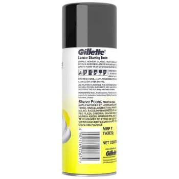 Gillette Lemon Shaving Foam 196g Gillette