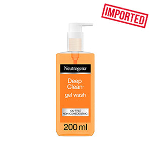 Neutrogena Deep Clean Gel wash with Pump 200ml Neutrogena