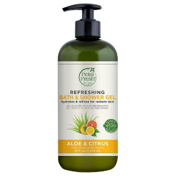 Petal Fresh Pure REFRESHING BATH & SHOWER GEL ALOE & CITRUS 475 ml Petal Fresh