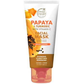 Petal Fresh Pure PAPAYA & TURMERIC WITH VITAMIN C FACIAL MASK BRIGHTENING 200 ml Petal Fresh