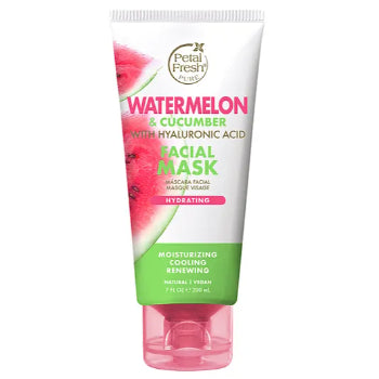 Petal Fresh Pure WATERMELON & CUCUMBER WITH HYALURONIC ACID FACIAL MASK HYDRATING 200 ml Petal Fresh