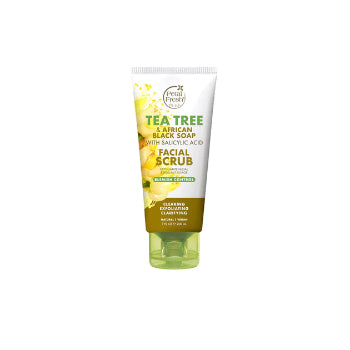 Petal Fresh Pure TEA TREE & AFRICAN BLACK SOAP WITH SALICYLIC ACID FACIAL SCRUB BLEMISH CONTROL 200 ml Petal Fresh