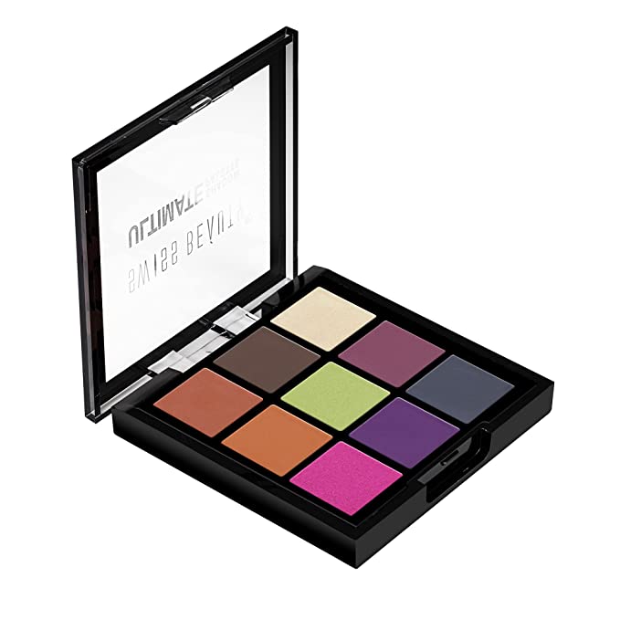 SWISS BEAUTY Ultimate Shadow Palette 9 Color Eyeshadow Palette 08 SWISS BEAUTY