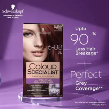 Schwarzkopf Colour SPECIALIST CARE & MOISTURE WITH OMEGAPLEX + HYALURONIC ACID 6-88 RICH RUBY 165 ml Schwarzkopf