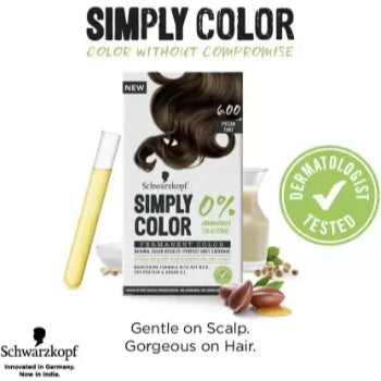 Schwarzkopf SIMPLY COLOR PERMANENT COLOR 6.00 PECAN TART 142.5 ml Schwarzkopf