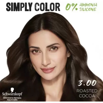 Schwarzkopf SIMPLY COLOR PERMANENT COLOR 3.00 ROASTED COCOA 142.5 ml Schwarzkopf