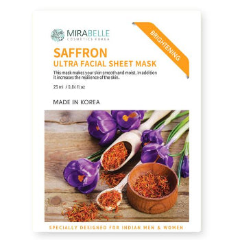 MIRABELLE Saffron Ultra Facial Sheet Mask 25ml MIRABELLE