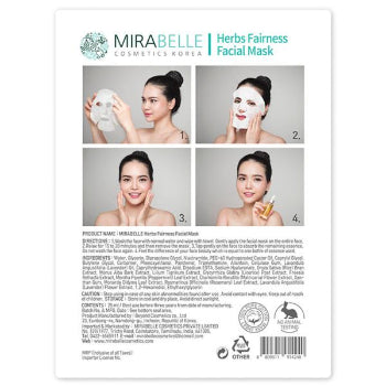 MIRABELLE Herbs Facial Sheet Mask 25ml MIRABELLE