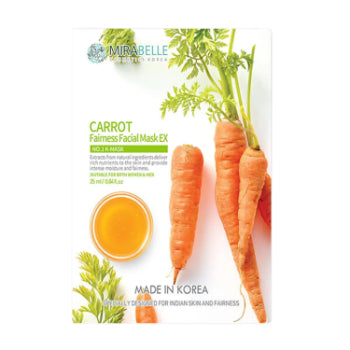 MIRABELLE Carrot Fairness Facial Mask Ex 25ml MIRABELLE