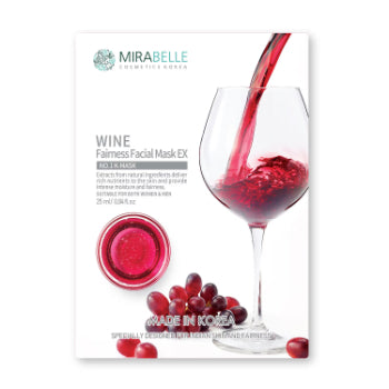 MIRABELLE Wine Facial Sheet Mask 25ml MIRABELLE